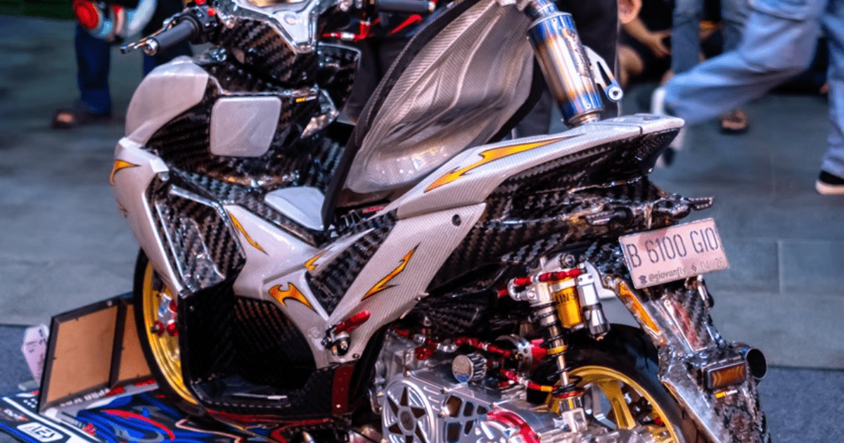 modifikasi Aerox Alpha Giovani