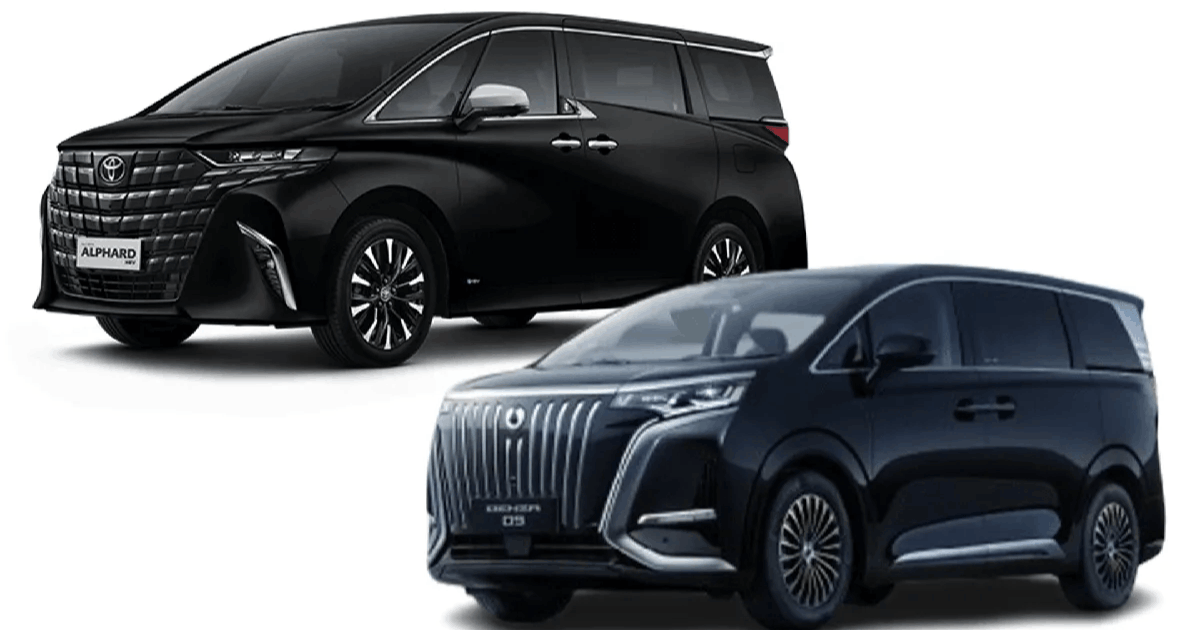 Penjualan Denza D9 vs Alphard